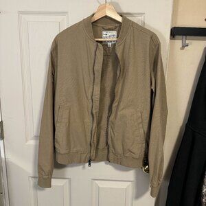 Light Tan Bomber Jacket